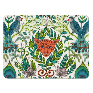 The beautiful green Amazon Placemat created in collaboration with Jamida and designed by Emma J Shipley