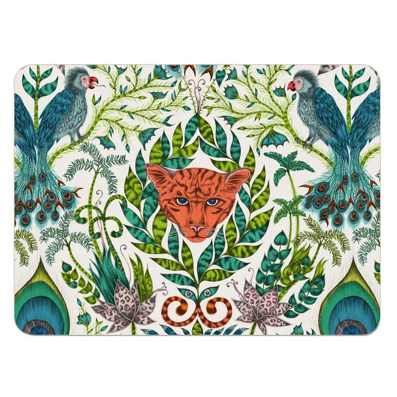 The beautiful green Amazon Placemat created in collaboration with Jamida and designed by Emma J Shipley