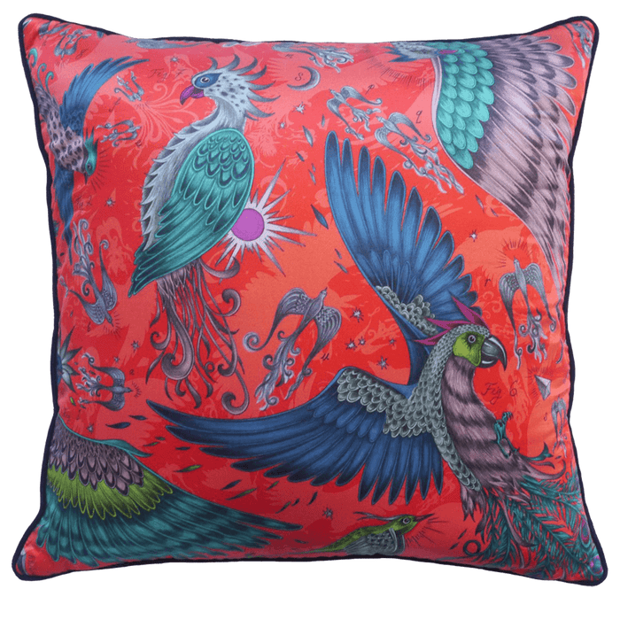 Phoenix Silk Cushion - Large
