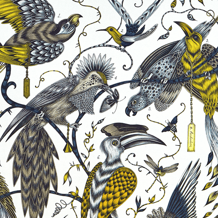 Audubon Framed Silk Artwork