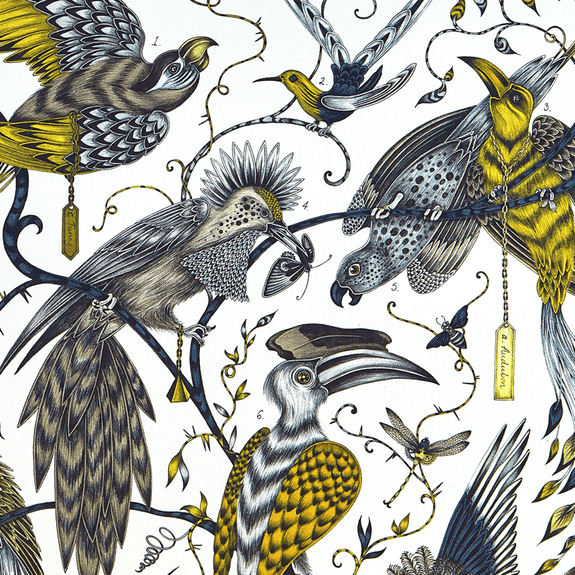 Audubon Framed Silk Artwork