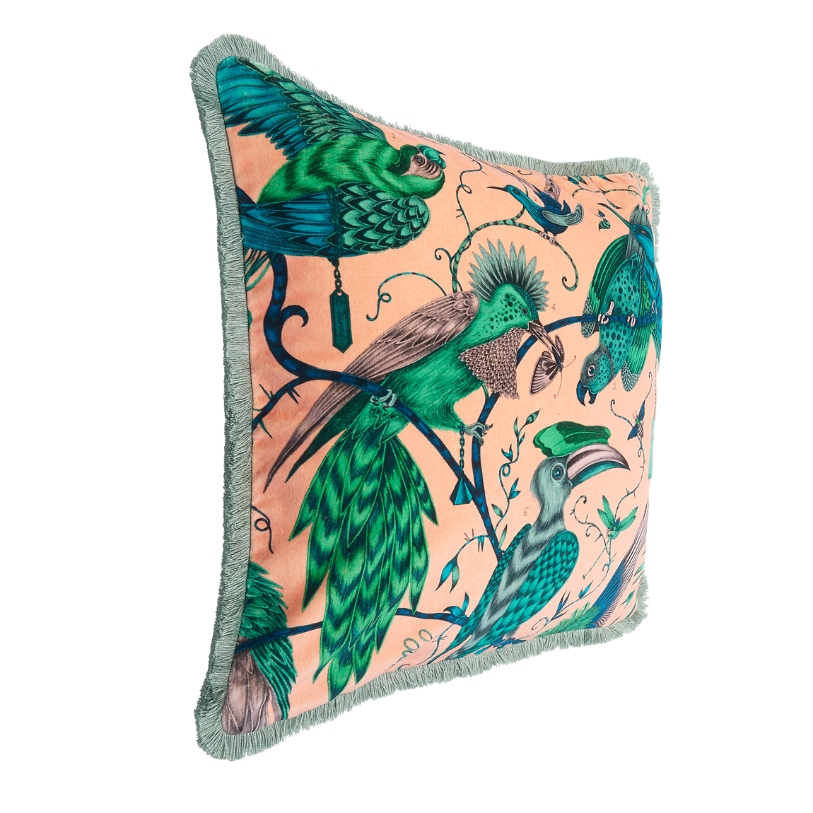 Audubon Luxury Velvet Cushion