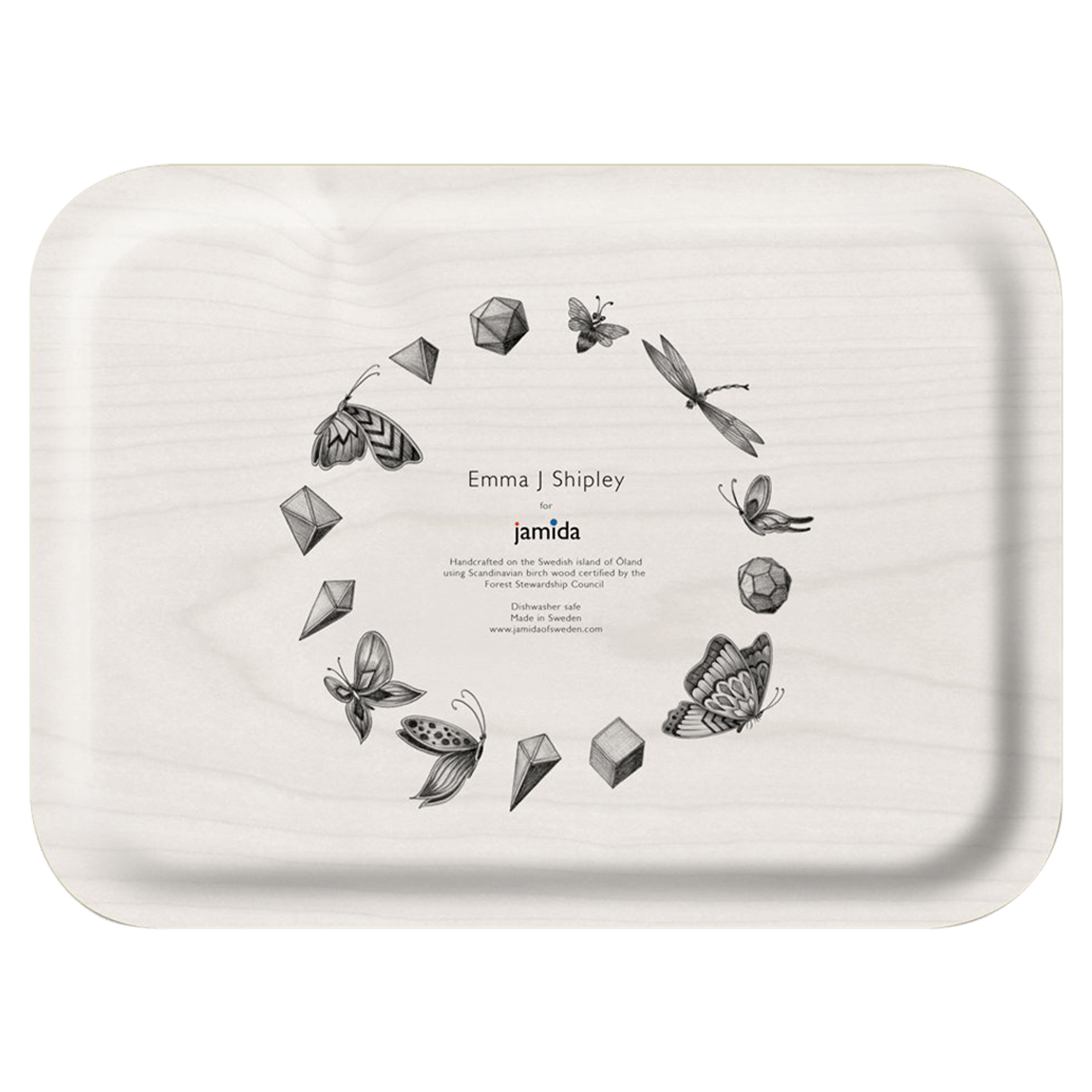 Bosque Dreams Rectangular Tray Forest Emma J Shipley