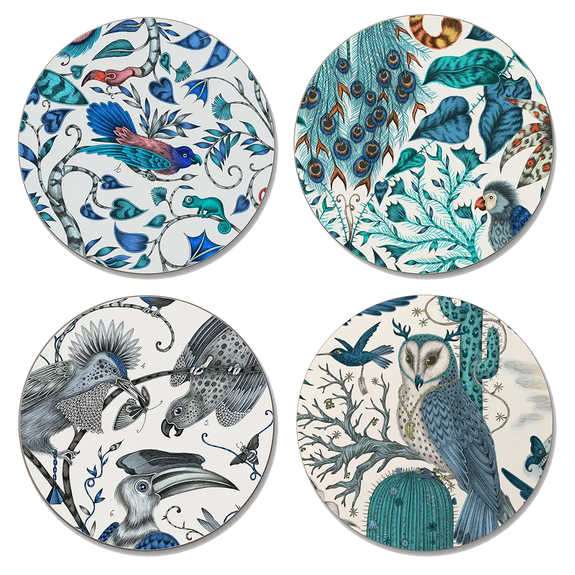 The Blue Coasters - Set of 4