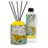 Cheetah Diffuser Refill with 500ml of Lemon and Grapefruit, with a graceful heart of Basil, Jasmine and Rose, set on a fresh yet woody base of Vetiver, creating a bold, bright fragrance with twenty reeds - hand drawn and designed by Emma J Shipley.
