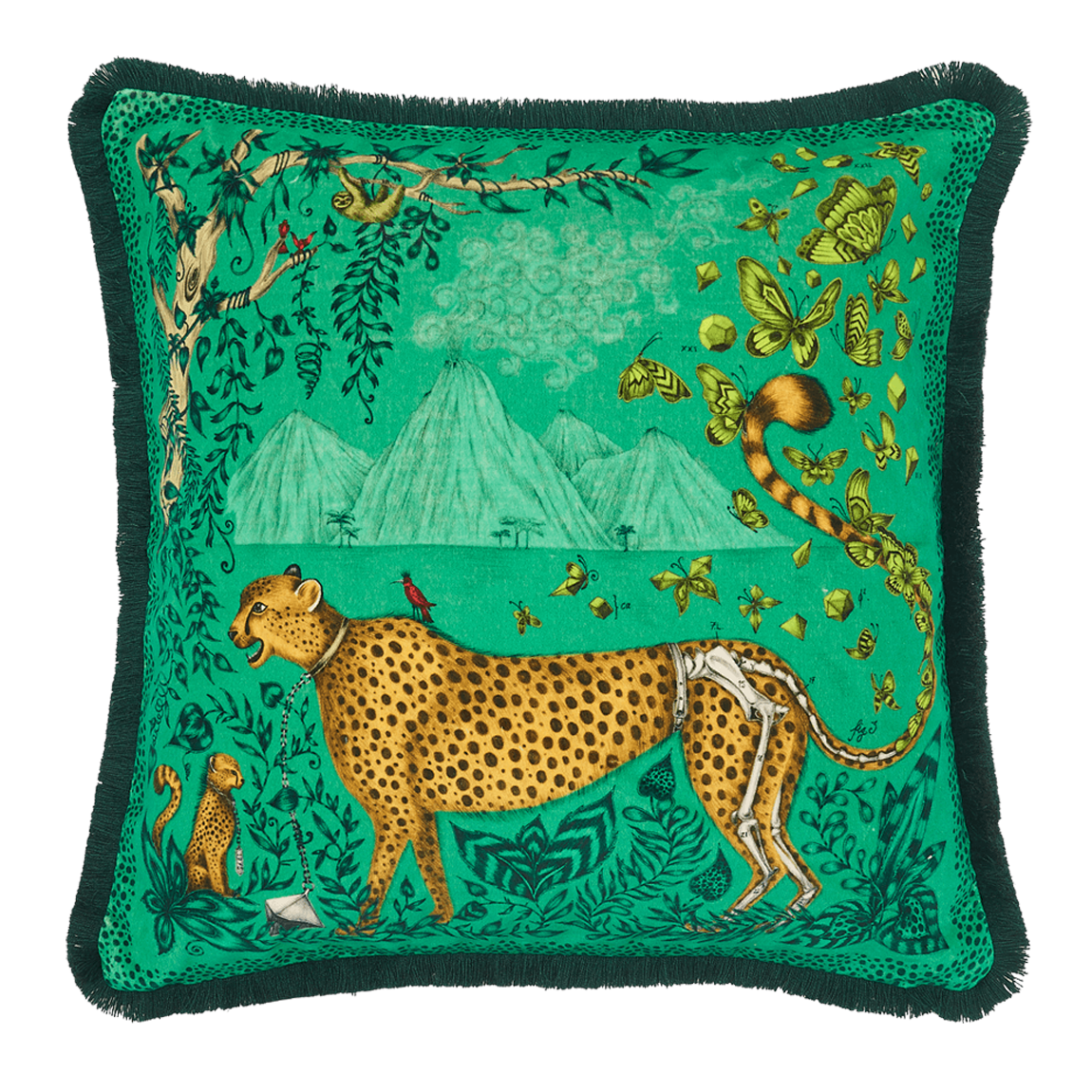 Cheetah Luxury Velvet Cushion