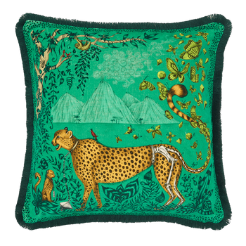 Cheetah Luxury Velvet Cushion