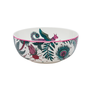 Lynx fine bone china breakfast pasta bowl designed by Emma J Shipley in London