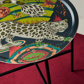 Snow Leopard Tray Table