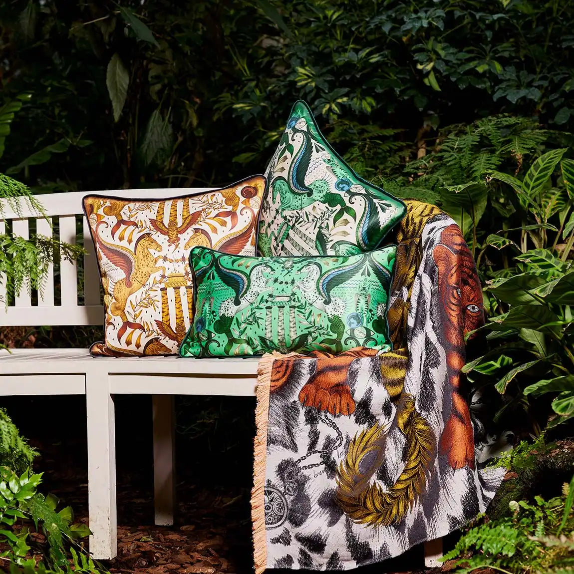 Green bolster cushion hot sale