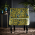 Lime | The Animalia collection fabric designs appear on Emma J Shipley for Clarke & Clarke's new furniture range - here is the Rousseau Langley Chair in lime