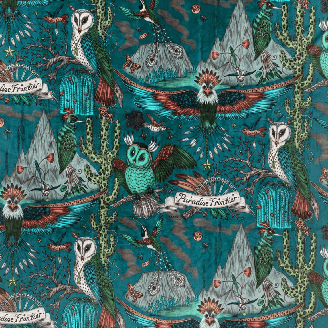 Frontier Velvet Made-to-Measure Roman Blind