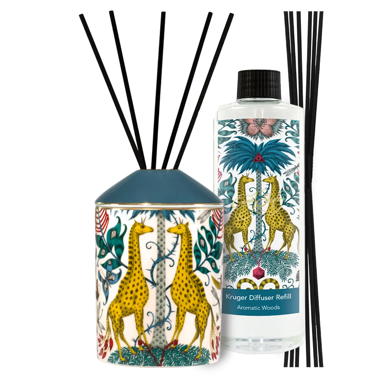 Kruger Aromatic Woods Diffuser & Refill Set