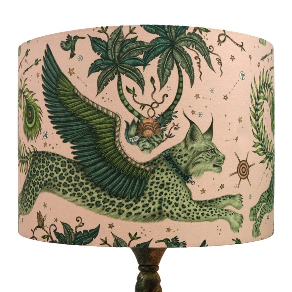 Lynx Silk Lampshade - Large