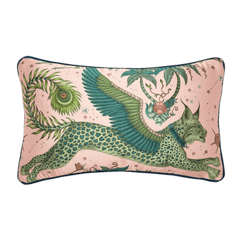 Lynx Silk Bolster Cushion