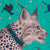 Lynx Silk Chiffon Scarf - Red Leopard