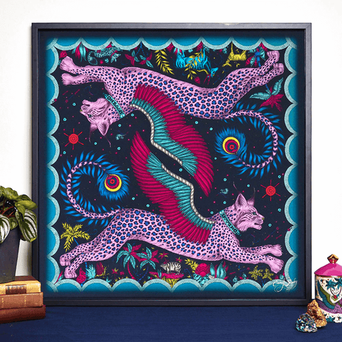 Lynx Framed Silk Artwork swatch icon