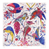 Multi | 16 x 16 inches | The square Audubon print featuring all the colours of the rainbow, from vibrant blues to bright reds and yellows this piece is perfect for any maximalist interior