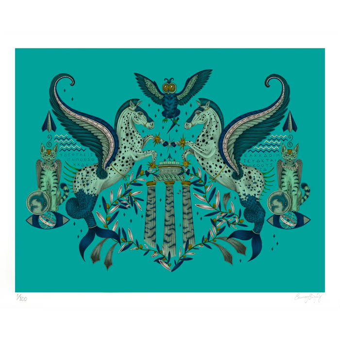 Odyssey Fine Art Motif Print - Peacock