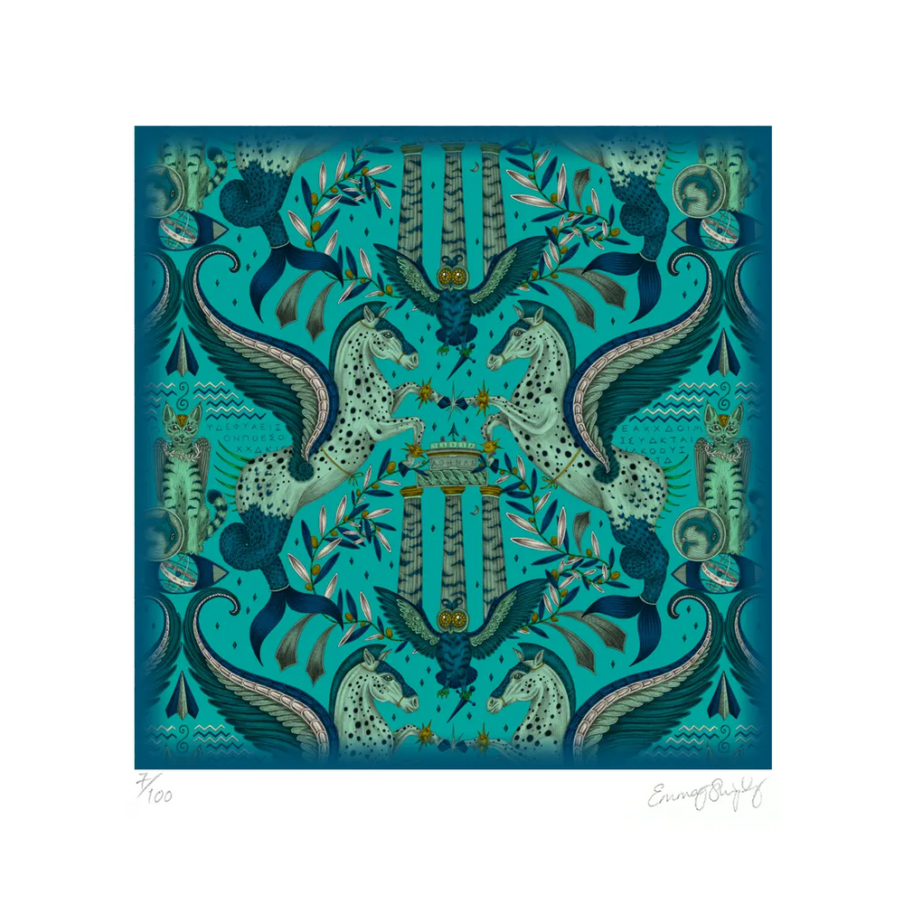 Odyssey Mythos Fine Art Print - Peacock