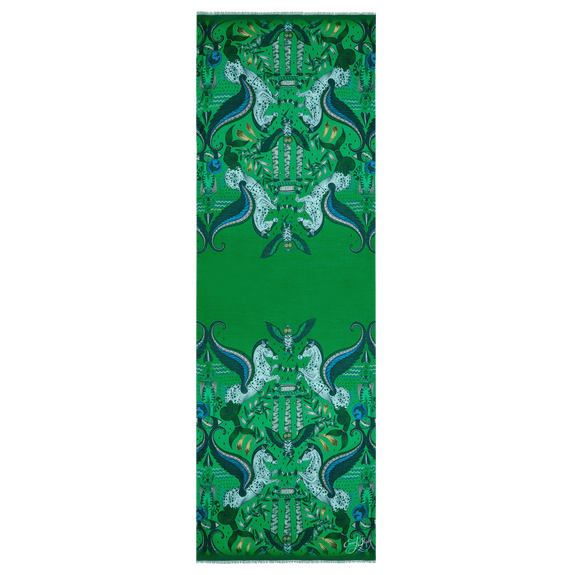 Winter - Emerald | Odyssey Modal Cashmere scarf in Emerald designed in London by Emma J Shipley