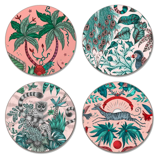 The Pink Coasters - Set of 4