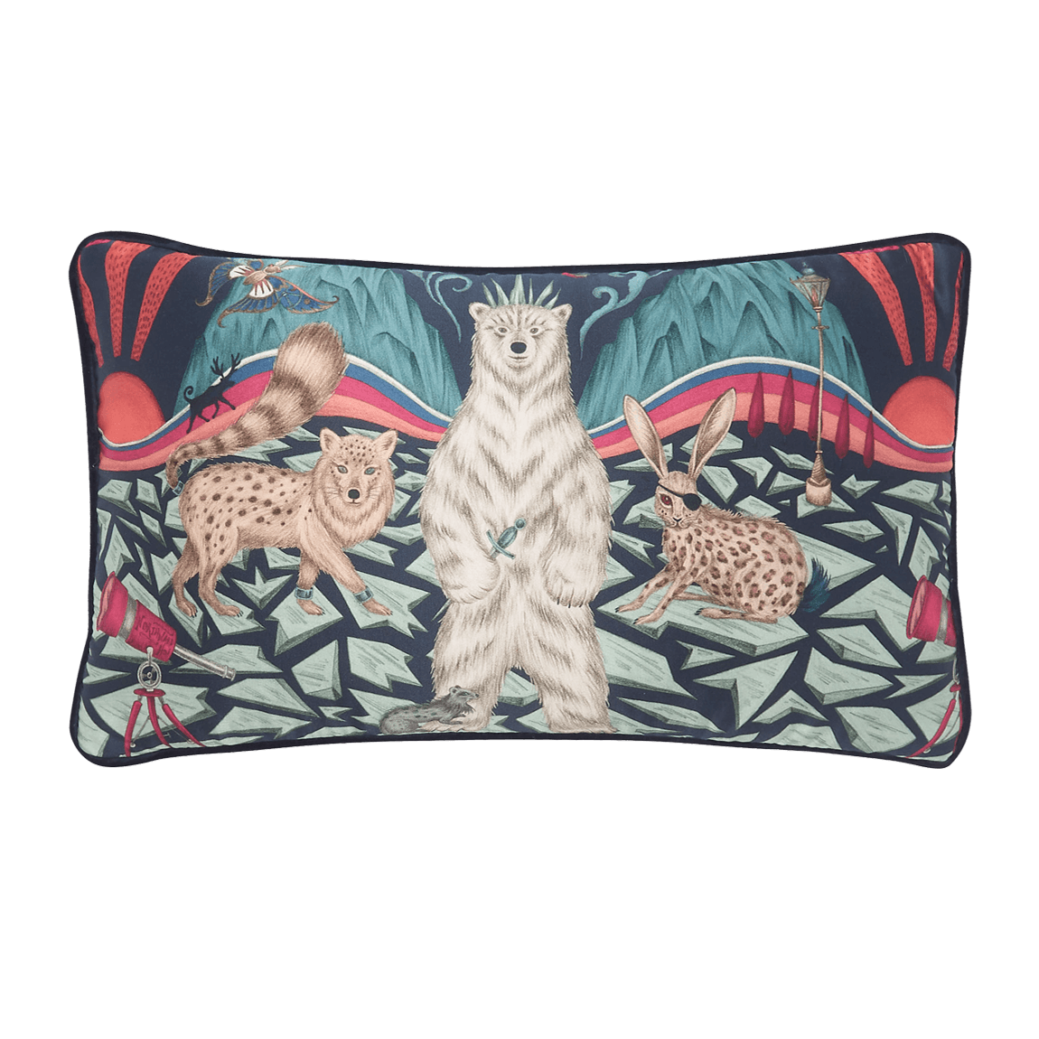 Polar Silk Bolster Cushion