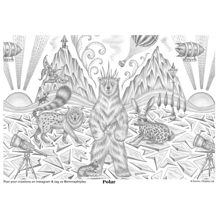 Polar Colouring Page Free Download