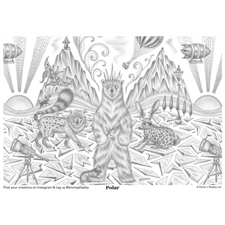 Polar Colouring Page Free Download