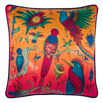 Quetzal Silk Cushion