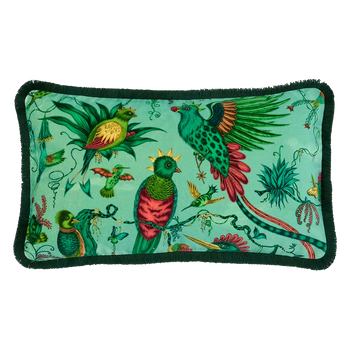 Quetzal Luxury Velvet Bolster Cushion