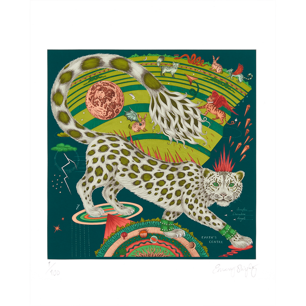 Snow Leopard Fine Art Print - Forest