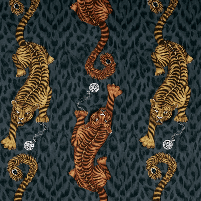 Tigris Cotton Satin Made-to-Measure Curtains