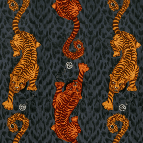 Tigris Velvet Made-to-Measure Curtains