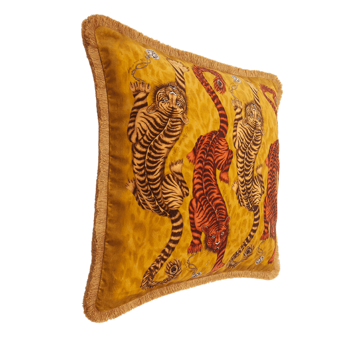 Tigris Luxury Velvet Cushion