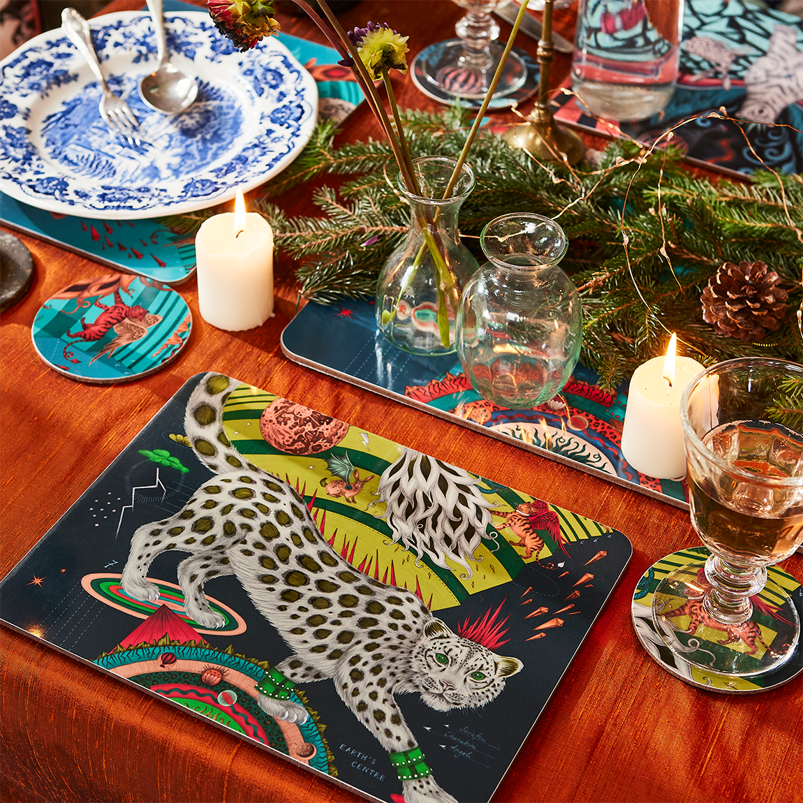 Snow Leopard Placemat