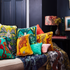 Teal | The Luxury Velvet cushion collection features a range of designs by Emma J Shipley fro Polar to Kruger, Tigris to the new Tigerstripe bolster in soft colour velvets