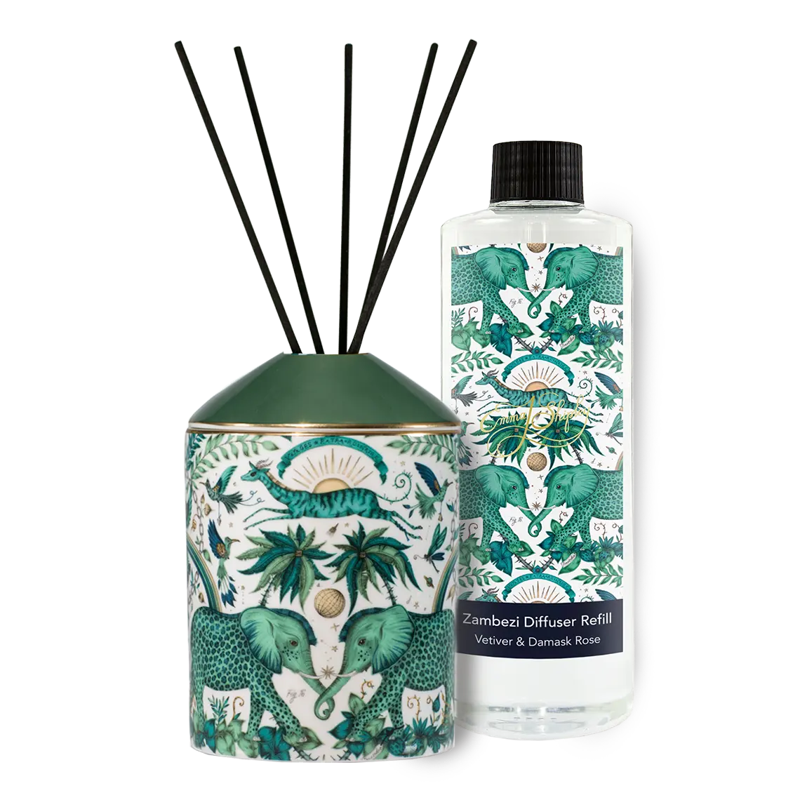 Zambezi Vetiver & Damask Rose 500ml Diffuser Refill