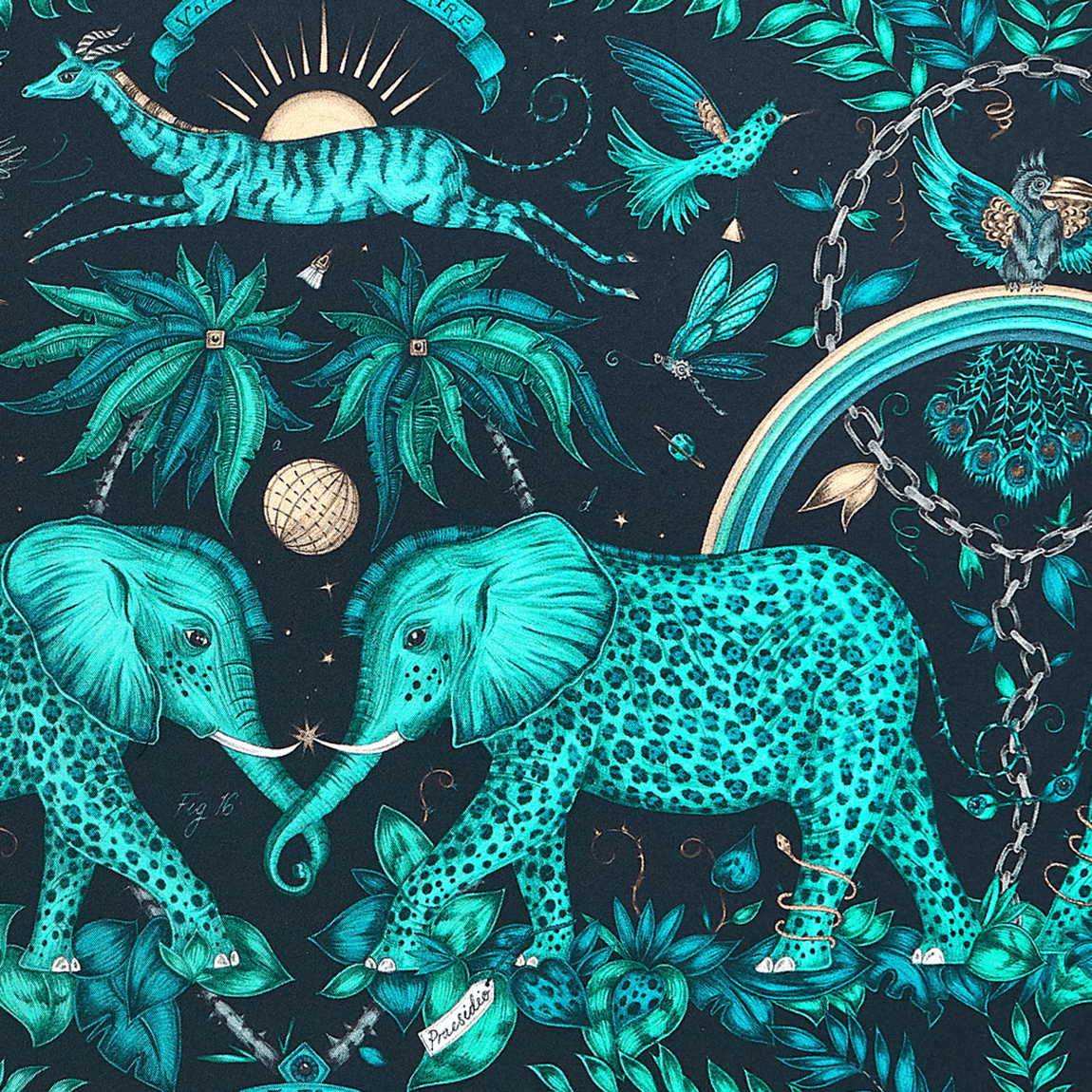 Zambezi Framed Silk Artwork