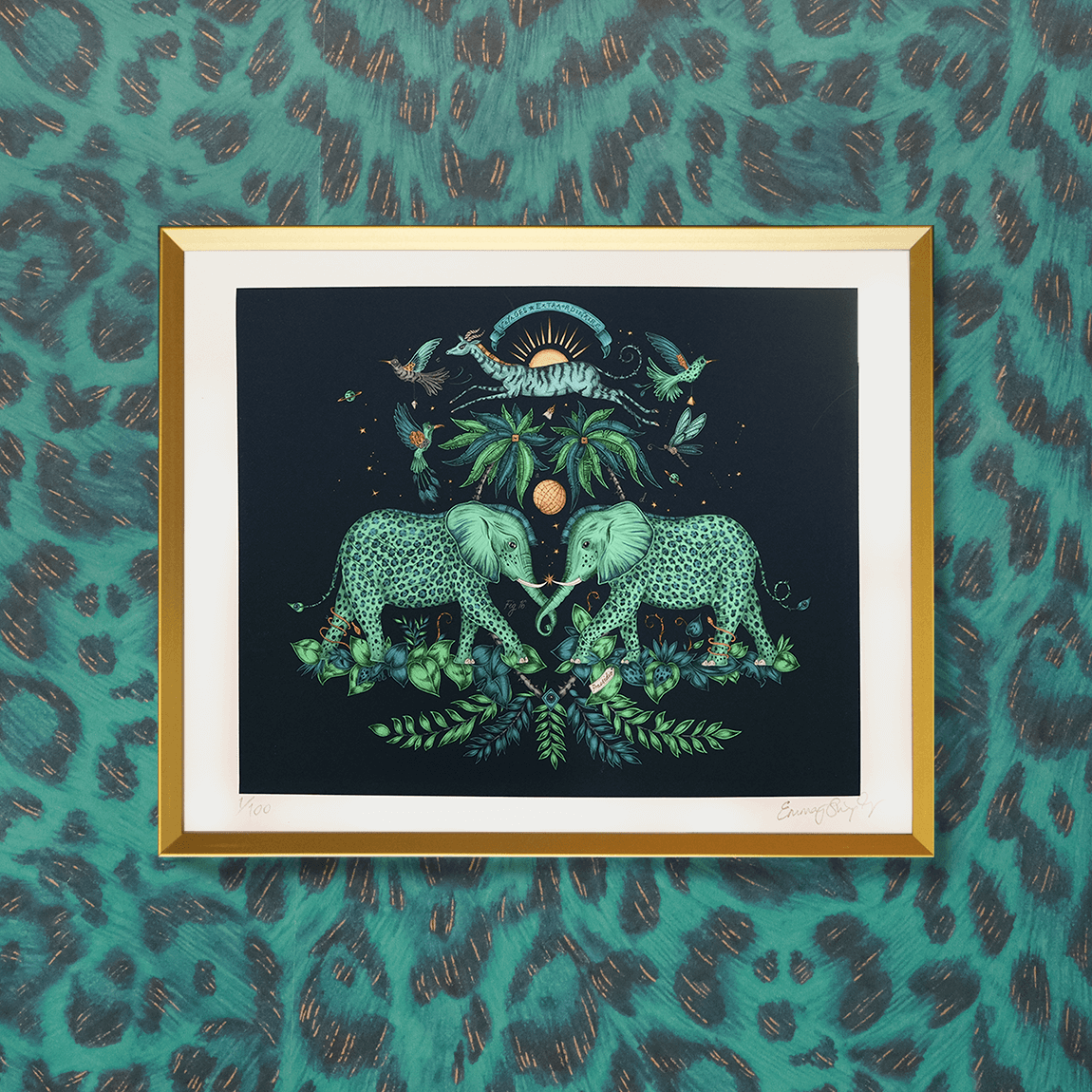 Zambezi Fine Art Print - Teal