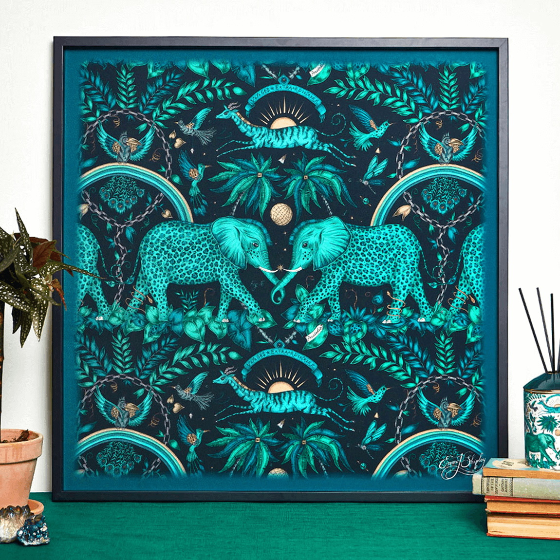 Zambezi Framed Silk Artwork