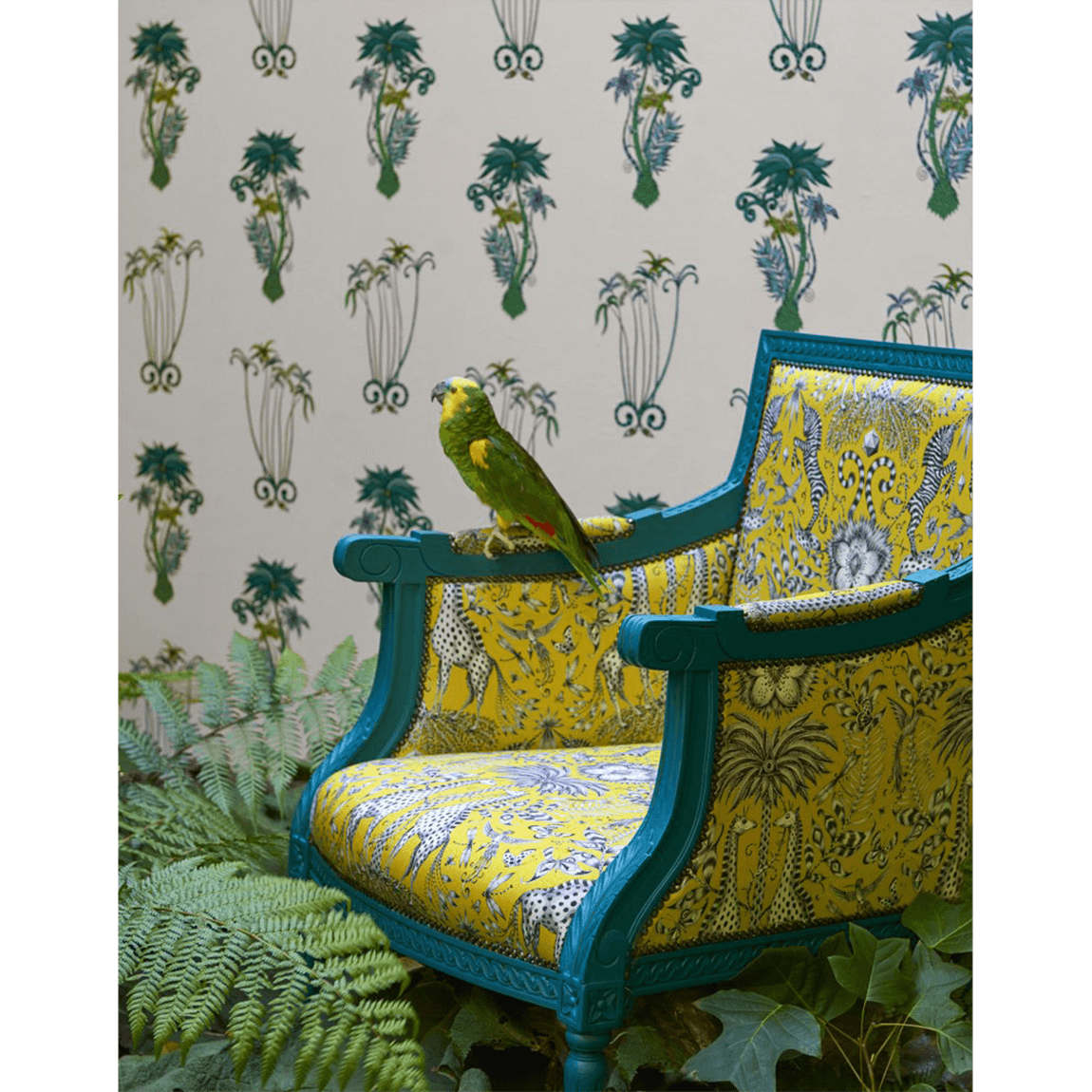 Emma J Shipley Jungle Palms Wallpaper