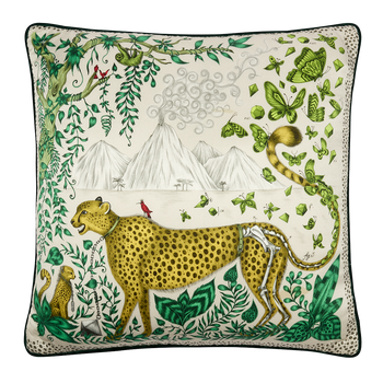Cheetah Silk Cushion