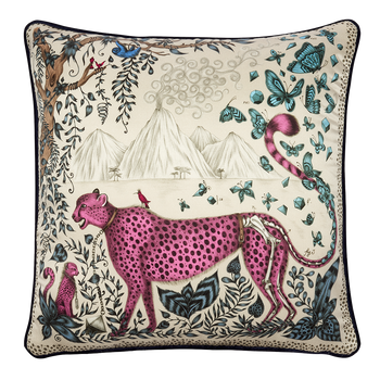 Cheetah Silk Cushion