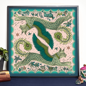 Lynx Framed Silk Artwork swatch icon