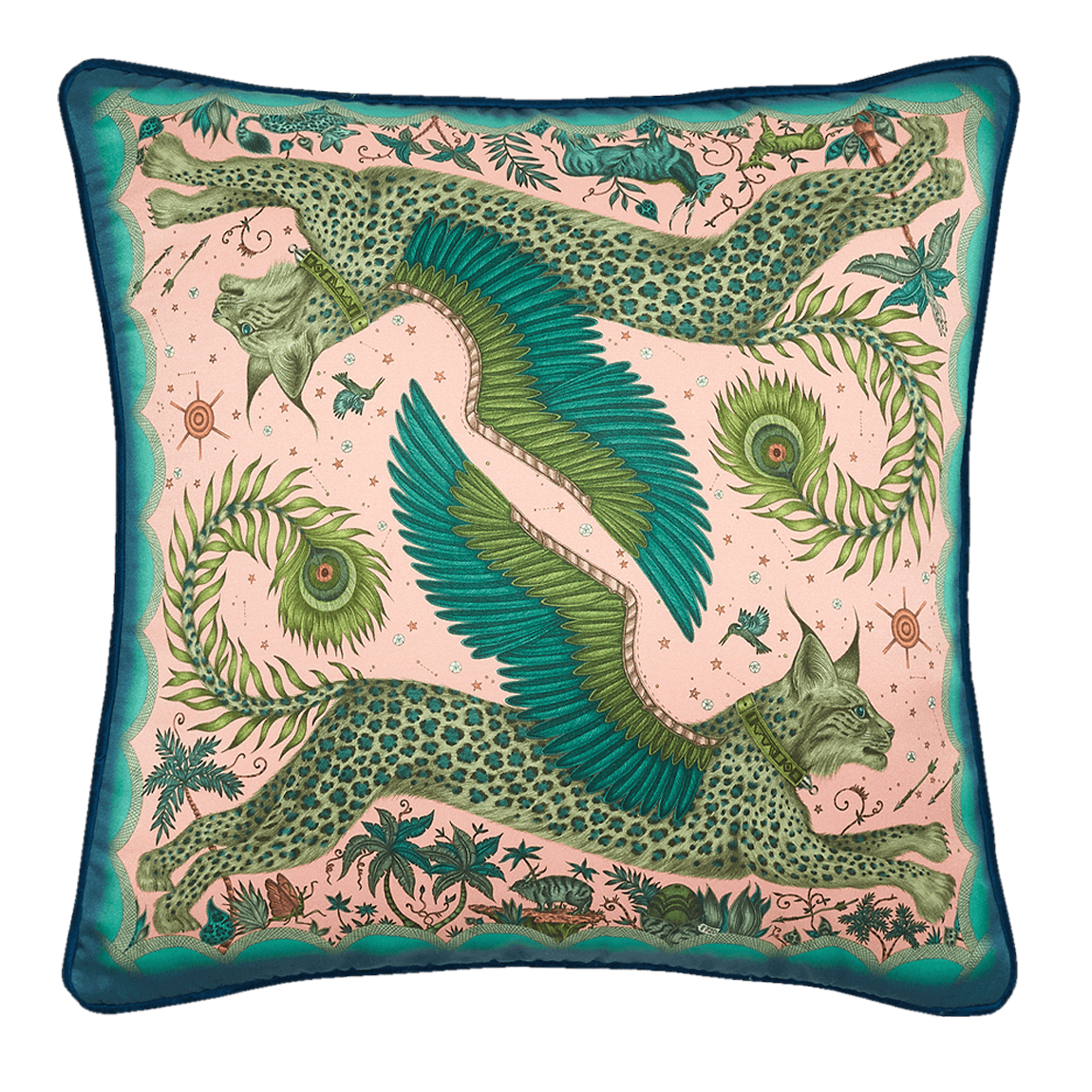 Lynx Silk Cushion