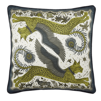 Lynx Silk Cushion