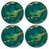 Teal | 4 | Image of Quetzal Coasters inspired by Costa Rica's cloud forest designed by Emma J Shipley in London
